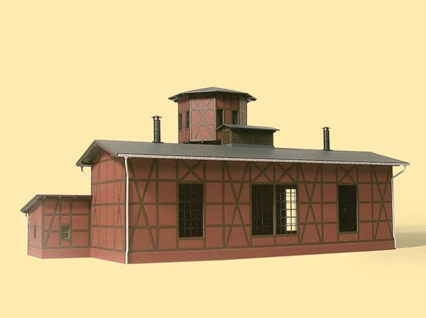 Auhagen 11400 - Spur HO Lokschuppen mit Wasserturm