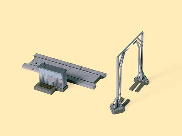 Auhagen 11404 - Spur HO Gleiswaage mit Lademaß