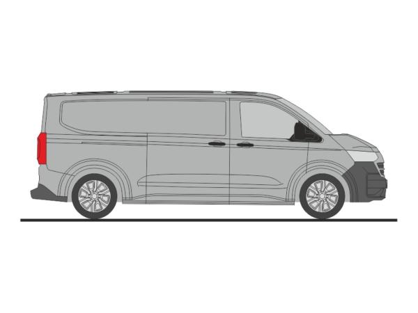 Rietze 11717 - Spur HO Volkswagen Transporter T7 Kasten LR FD light grey metallic