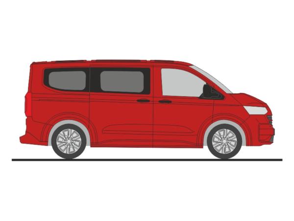 Rietze 11736 - Spur HO Volkswagen T7 Caravelle intensive red