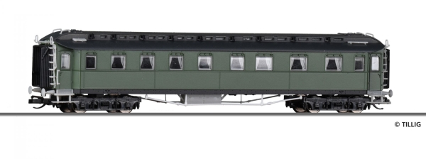 Tillig 12004 - Spur TT Personenwagen B4ü, 2. Klasse, DR