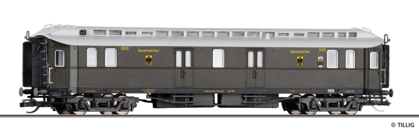 Tillig 12080 - Spur TT Bahnpostwagen, kaiserliche Post