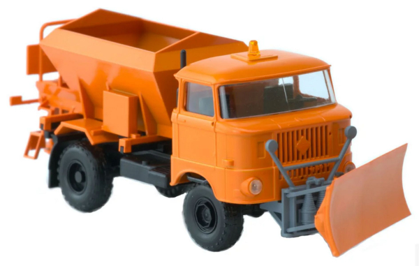 Hädl 121056-15 - Spur TT IFA W50LA Streuwagen mit Schiebeschild