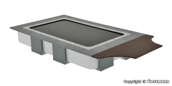 Viessmann 1240 Spur HO LCD Swimmingpool mit bewegter Wasserszene