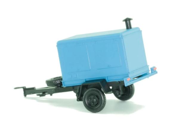 Hädl 125006-13 - Spur TT Einachsanhänger Stromaggregat, fernblau