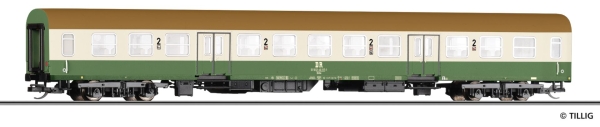 Tillig 12606 - Spur TT Reisezugwagen Bmhe, 2. Klasse, DR, Ep.IV