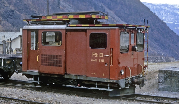 Bemo 1286116 - Spur HOm RhB Xm 2/2 9916 "Jahresmodell 2025", Ep. II-III