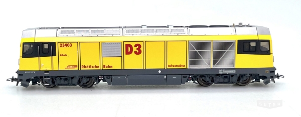 Bemo 1388113 - Spur HOm RhB Gmf 4/4 II 234 03 "Albula" D4 Bahndienst-Diesellokomotive, DCC Sound