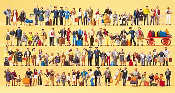 Preiser 13000 - Spur HO  Super-Set 100 Figuren