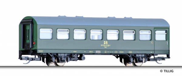 Tillig 13232 - Spur TT Reisezugwagen 2. Klasse Baag der DR, Ep. IV