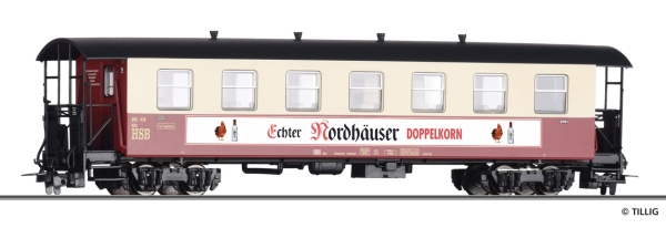 Tillig 13924 - Spur HOm Personenwagen KB 'Echter Nordhäuser Doppelkorn', HSB, Ep.V