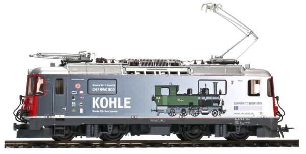 Bemo 1558186 - Spur HO RhB Ge 4/4 II 616 Spenden-Lok 'Kohle' 3L-WS digital