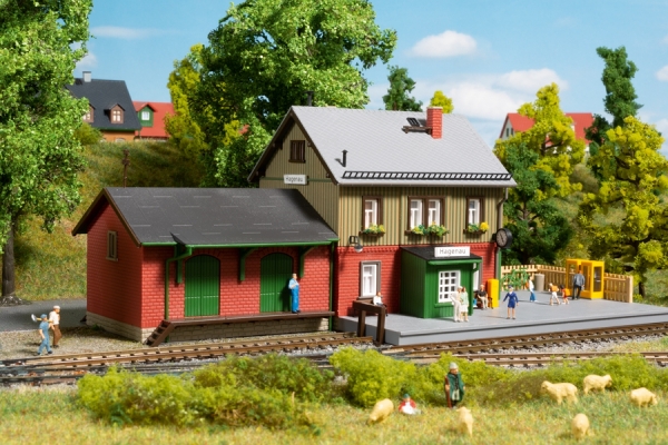 Auhagen 15306 - Spur TT Set Bahnhof Hagenau
