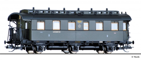 Tillig 16044 - Reisezugwagen 3. Klasse mit Traglastenabteil der DRG
