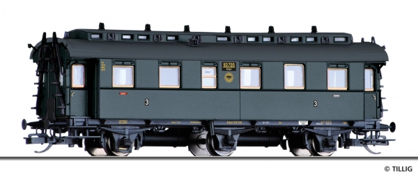 Tillig 16045 - Reisezugwagen 3. Klasse der DRG