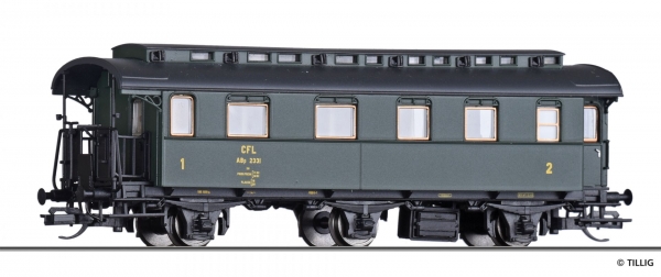 Tillig 16052 - Spur TT Personenwagen 1./2. Klasse, CFL