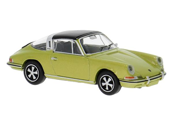Brekina 16269 - Spur HO Porsche 911 Targa, gold