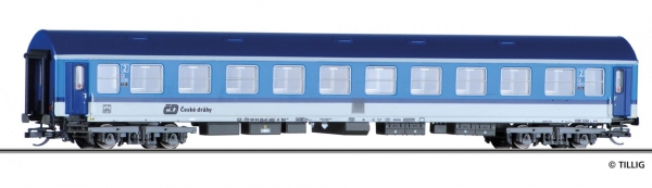 Tillig 16400 - Spur TT Reisezugwagen 2. Klasse mit Fahrradabteil, Typ Y/B 70, CD