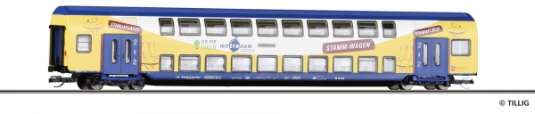 Tillig 16795 - Spur TT Doppelstockwagen DBz 750, 2. Klasse, Metronom