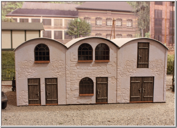 Joswood 80003 - Tonnendachhalle TT (1:120), grau