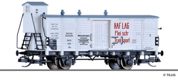 Tillig 17380 - Spur TT Wärmeschutzwagen, DRG, Ep.II 'HAFLAG'