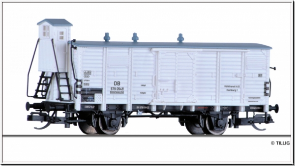 Tillig 17381 - Spur TT Wärmeschutzwagen, DB, Ep.III 'Kühltransit AG'