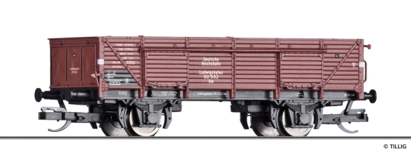 Tillig 17636 - Spur TT Offener Güterwagen Om Ludwigshafen, DRG, Ep.II