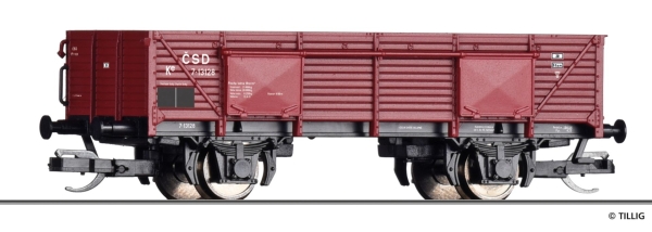 Tillig 17637 - Spur TT Offener Güterwagen Ke, CSD