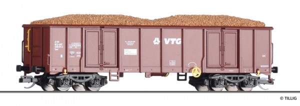 Tillig 18222 - Spur TT  Offener Güterwagen Eaos VTG  AAE-Cargo
