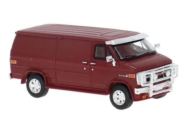 Brekina 18259 - Spur HO GMC Vandura in rot metallic