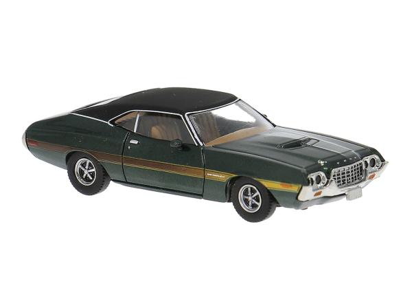 Brekina 18325 - Spur HO  Ford Gran Torino Sport 1969 grün,schwarz