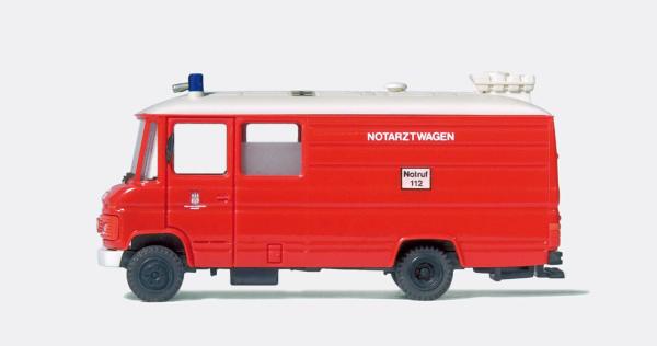Preiser 35028 - Spur H0 MB L 613 D Notarztwagen der Feuerwehr