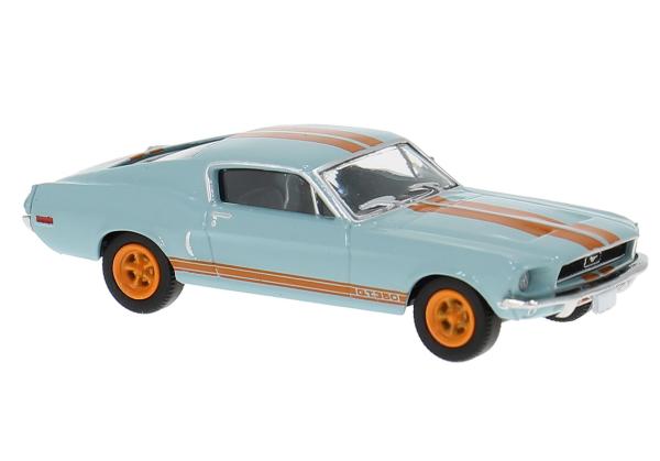 Brekina 19619 - Spur HO Ford Mustang ´65 hellblau/orange