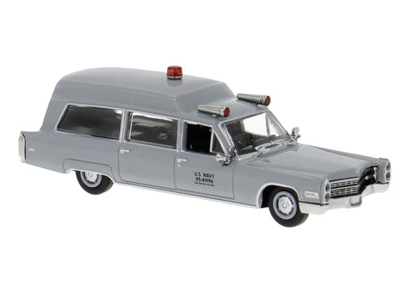 Brekina 19790  Spur HO Cadillac Meteor Ambulance der US Navy 1966