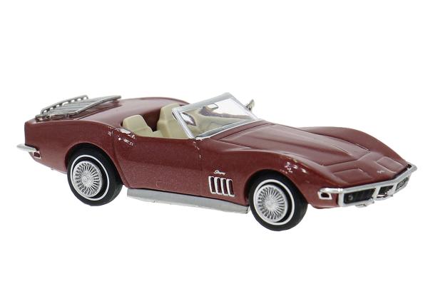 Brekina 19994 - Spur HO Chevrolet Corvette C3 dunkelrot metallic