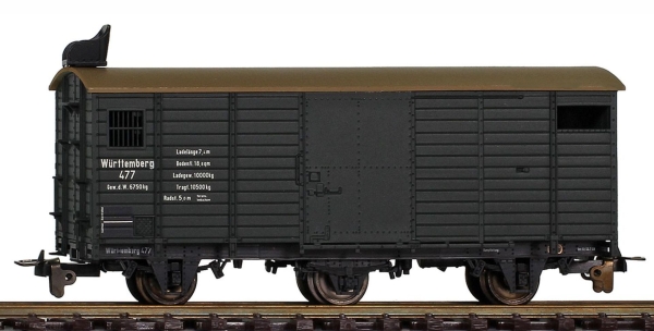 Bemo 2002806 - Spur H0e Gedeckter Güterwagen 476 der K.W.St.E., Ep. I