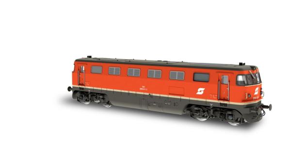 Jägerndorfer 20530 - Spur H0  Diesellok 2050.01 orange Metall, DC
