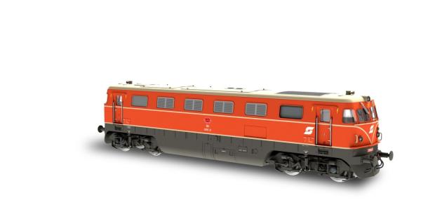 Jägerndorfer 10510 - Spur HO  Diesellok Rh 2050.011 ÖBB, Ep.IV-V, orange, AC