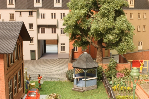 Joswood 21026 - Gartenlaube 6-Eck, blau