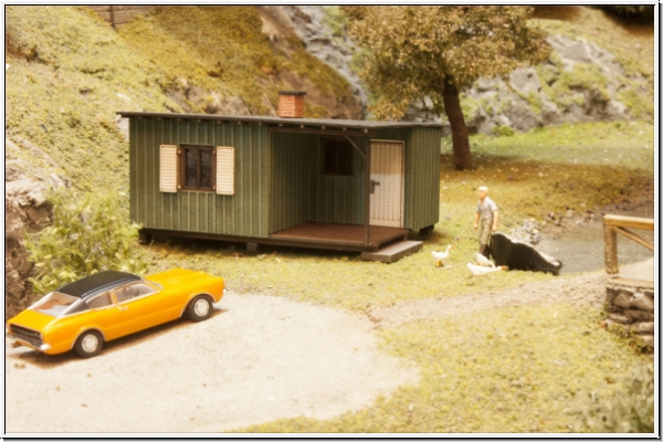 Joswood 21038 HO Gartenhaus mit Veranda