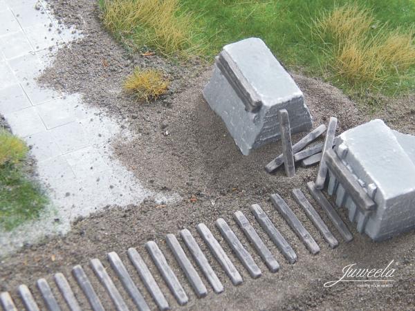 Juweela 21261 - Spur Tt Bahnschwellen alt, 10g