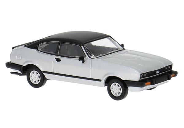 Brekina 19557 - Spur HO Ford Capri III silber-met 1978