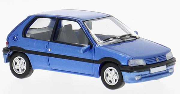 Brekina PCX870751 - Spur H0 Peugeot 106 XSI, blau, 1991