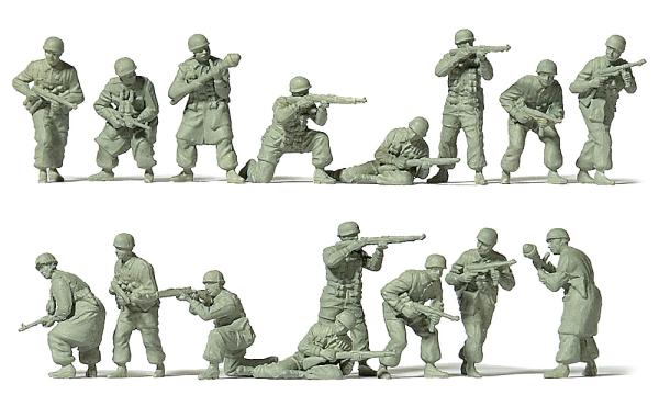 Preiser 16624 - Spur H0 Bausatz: Fallschirmjäger; Deutsches Reich 1939 – 45