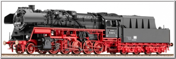 Gützold 31058051 - Dampflok BR 58 3047-6 Reko Ep. IV DR T28 AC (mit Decoder und Pufferspeicher)