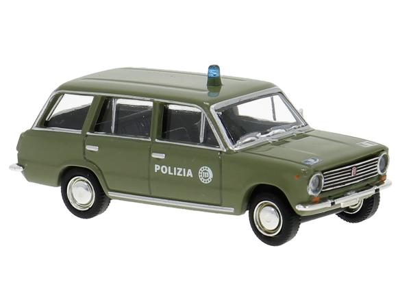 Brekina 22428 - Spur HO Fiat 124 Familiare der Polizia, 1966