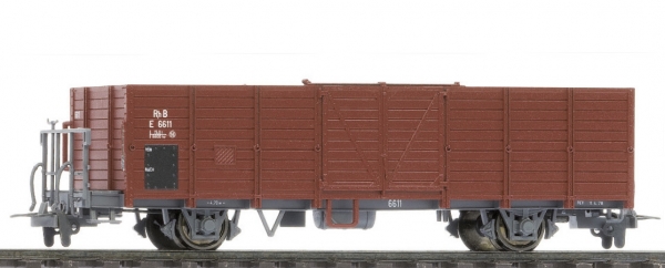 Bemo 2251113 - Spur HOm RhB E 6623 Hochbordwagen ohne Blechtafel, Bretter ausgebessert