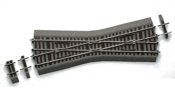 Roco 42596 - HO RocoLine mit Bettung, Kreuzung K15, 15'