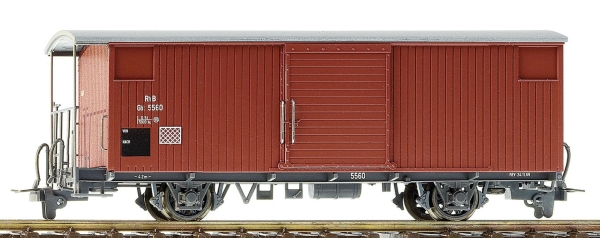 Bemo 2293128 - Spur HOm RhB Gedeckter Güterwagen Gbk 5528