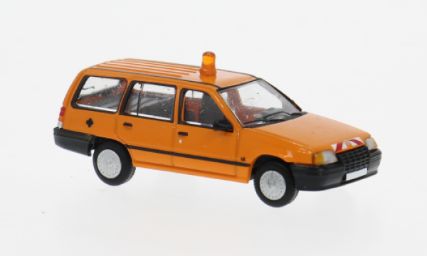 PCX871456 - Spur H0 Opel Kadett E CarAVan "Kommunal" orange  1985